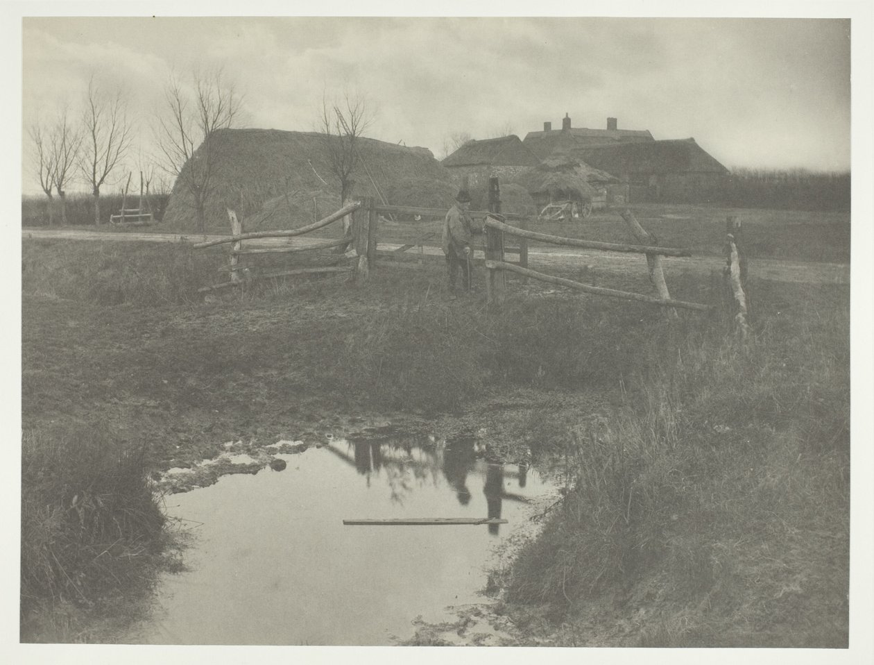 Ein Marschhof von Peter Henry Emerson