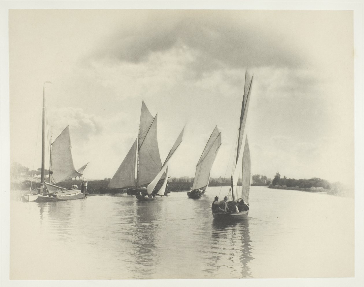 Ein Segelwettbewerb in Horning von Peter Henry Emerson