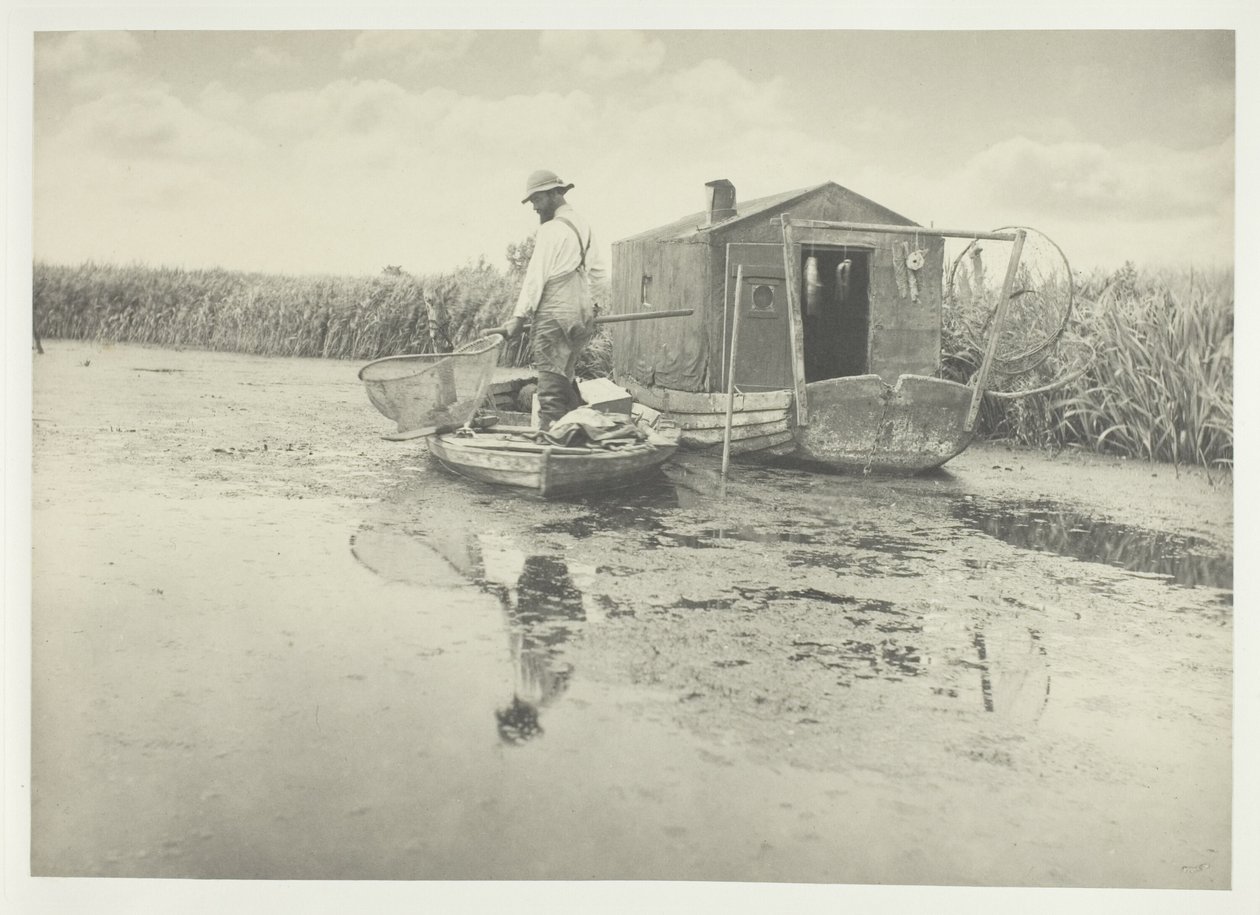 Das Zuhause eines Aal-Fängers von Peter Henry Emerson