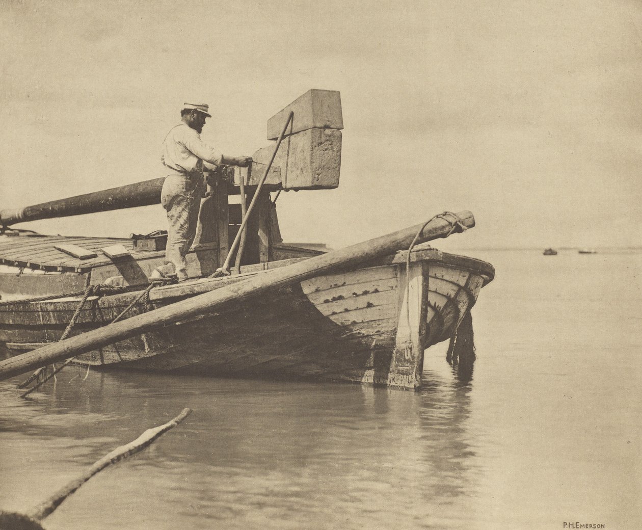 Das Ausbessern des Wherry von Peter Henry Emerson