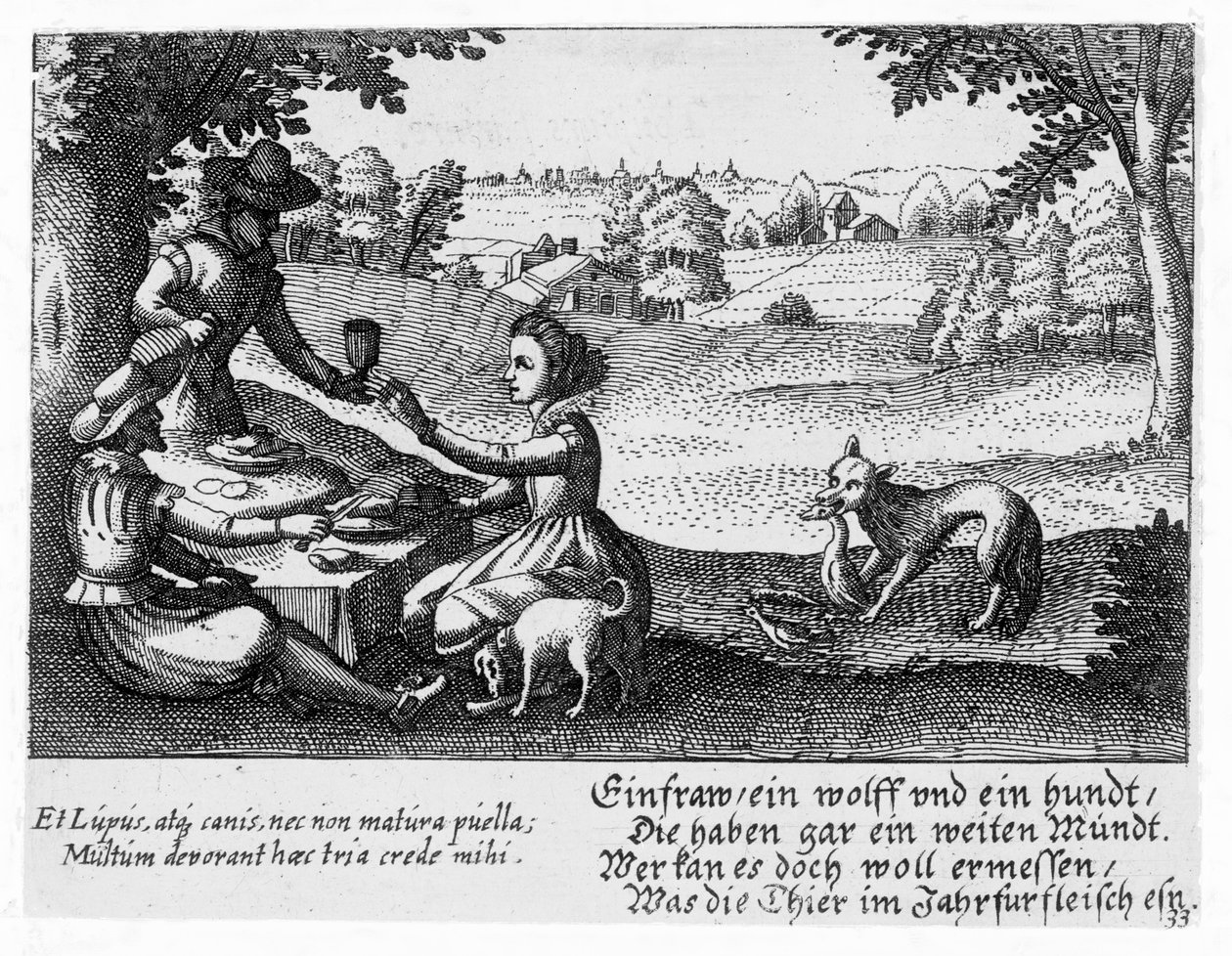 Ein Picknick, ca. 1650 von Peter I Rollos