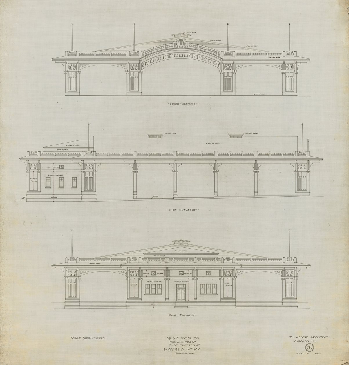 Ravinia Musikpavillon von Peter Joseph Weber