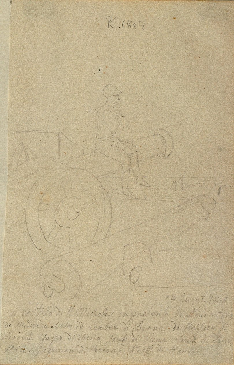Episode auf der Michelsburg bei Ostia von Peter Krafft