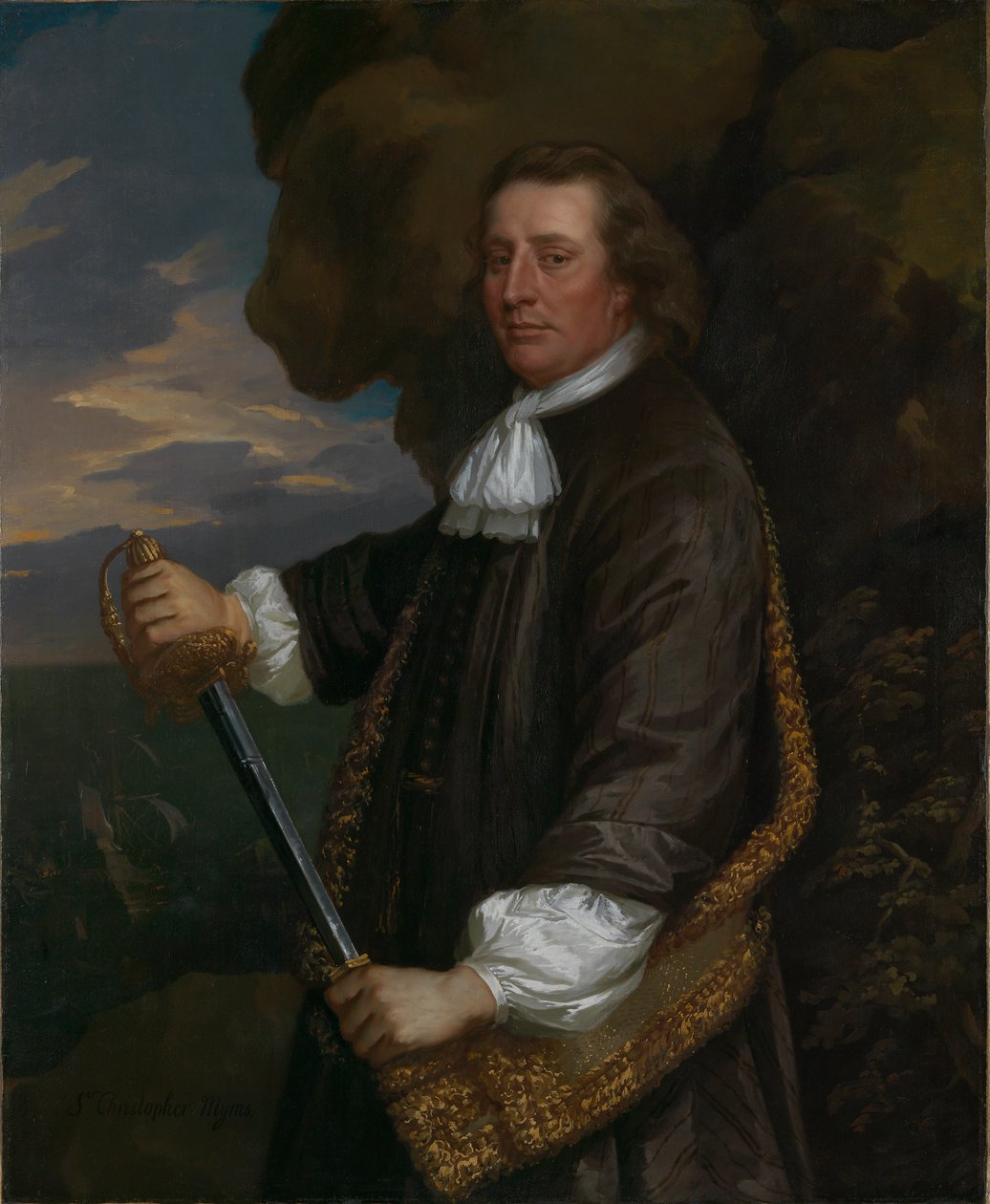 Flaggenträger von Lowestoft: Vizeadmiral Sir Christopher Myngs von Peter Lely