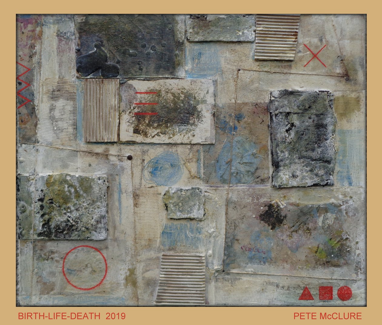 GEBURT-LEBEN-TOD, 2019 von Peter McClure