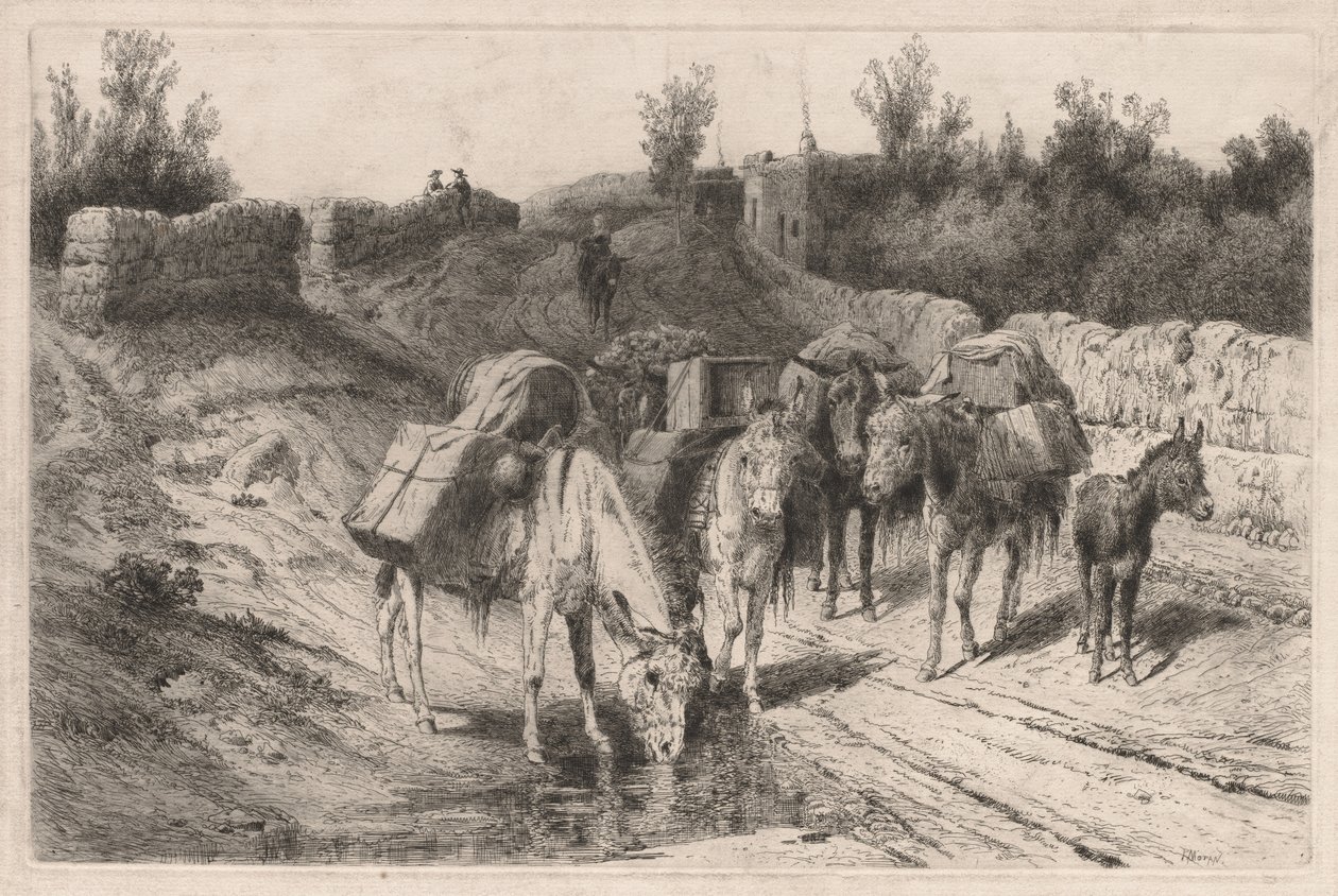 Auf dem Weg nach Santa Fe von Peter Moran