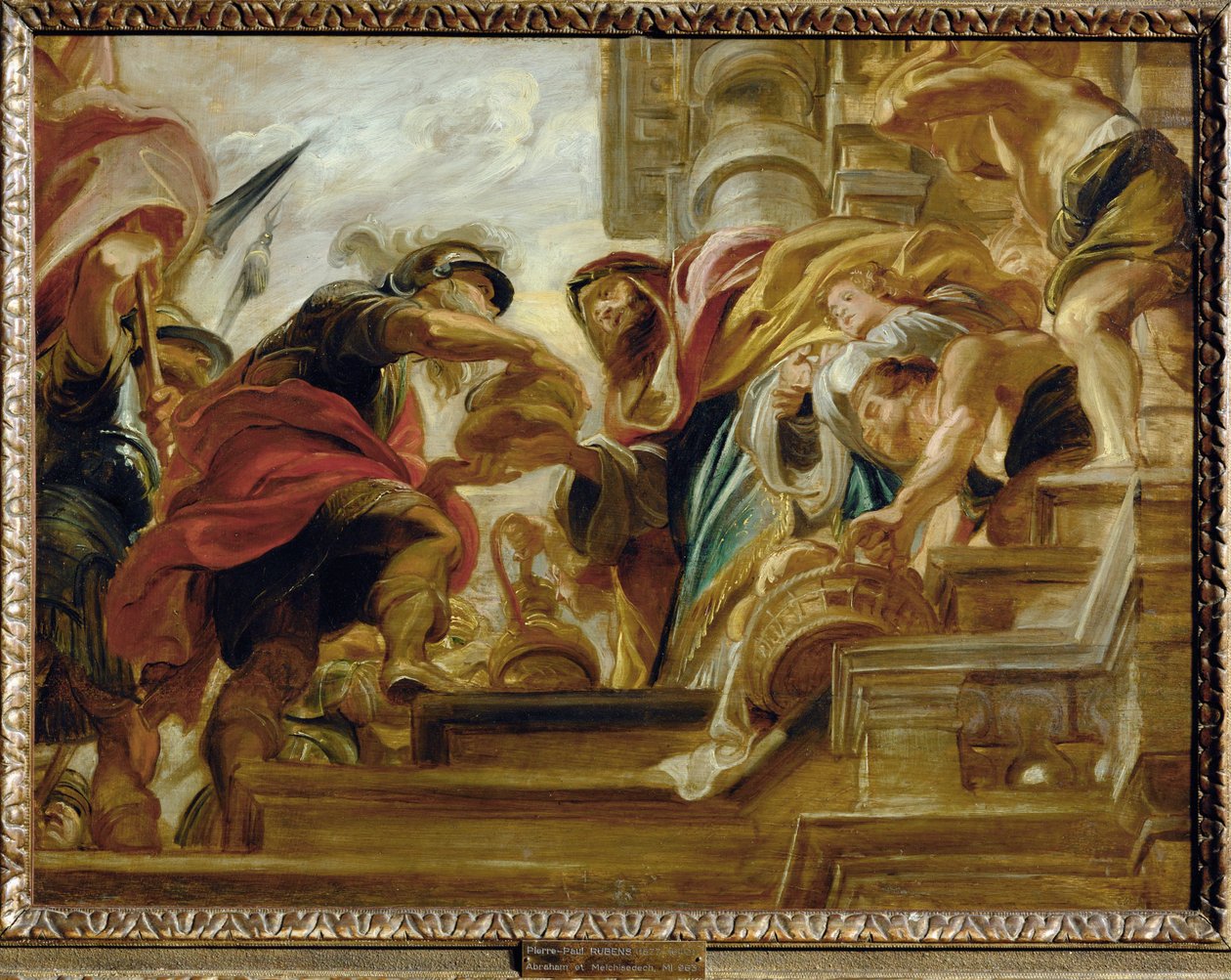 Abraham und Melchisedek von Peter Paul Rubens