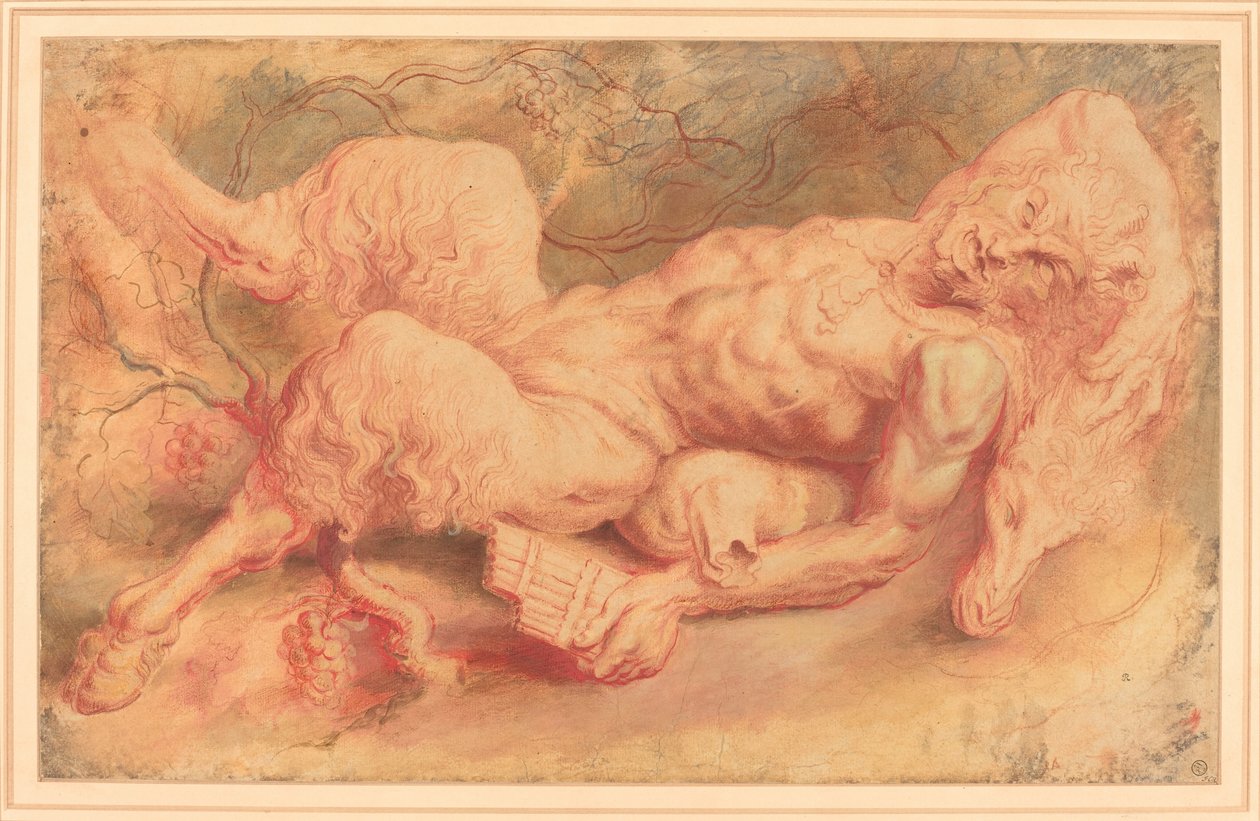 Pan liegend, möglicherweise um 1610 von Peter Paul Rubens