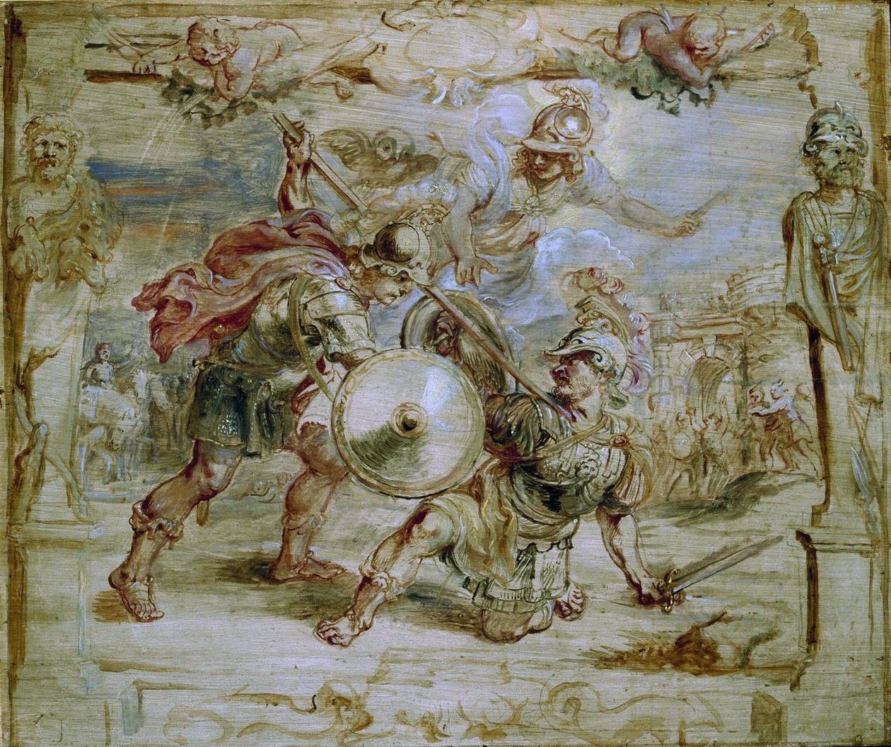 Der Tod Hektors, 1630-1635 von Peter Paul Rubens