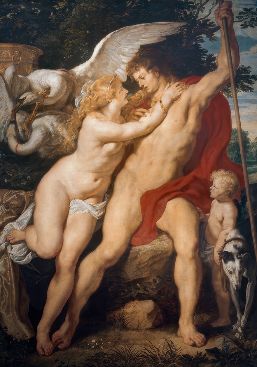 Venus und Adonis von Peter Paul Rubens
