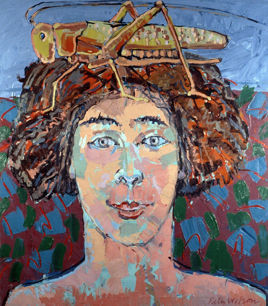 Heuschreckenfrau von Peter Wilson