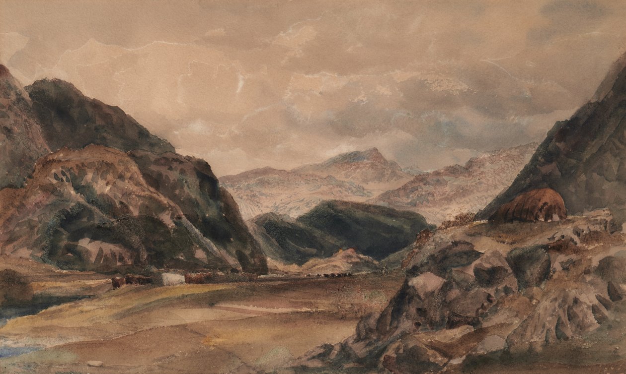 Beddgelert, Nordwales von Peter de Wint