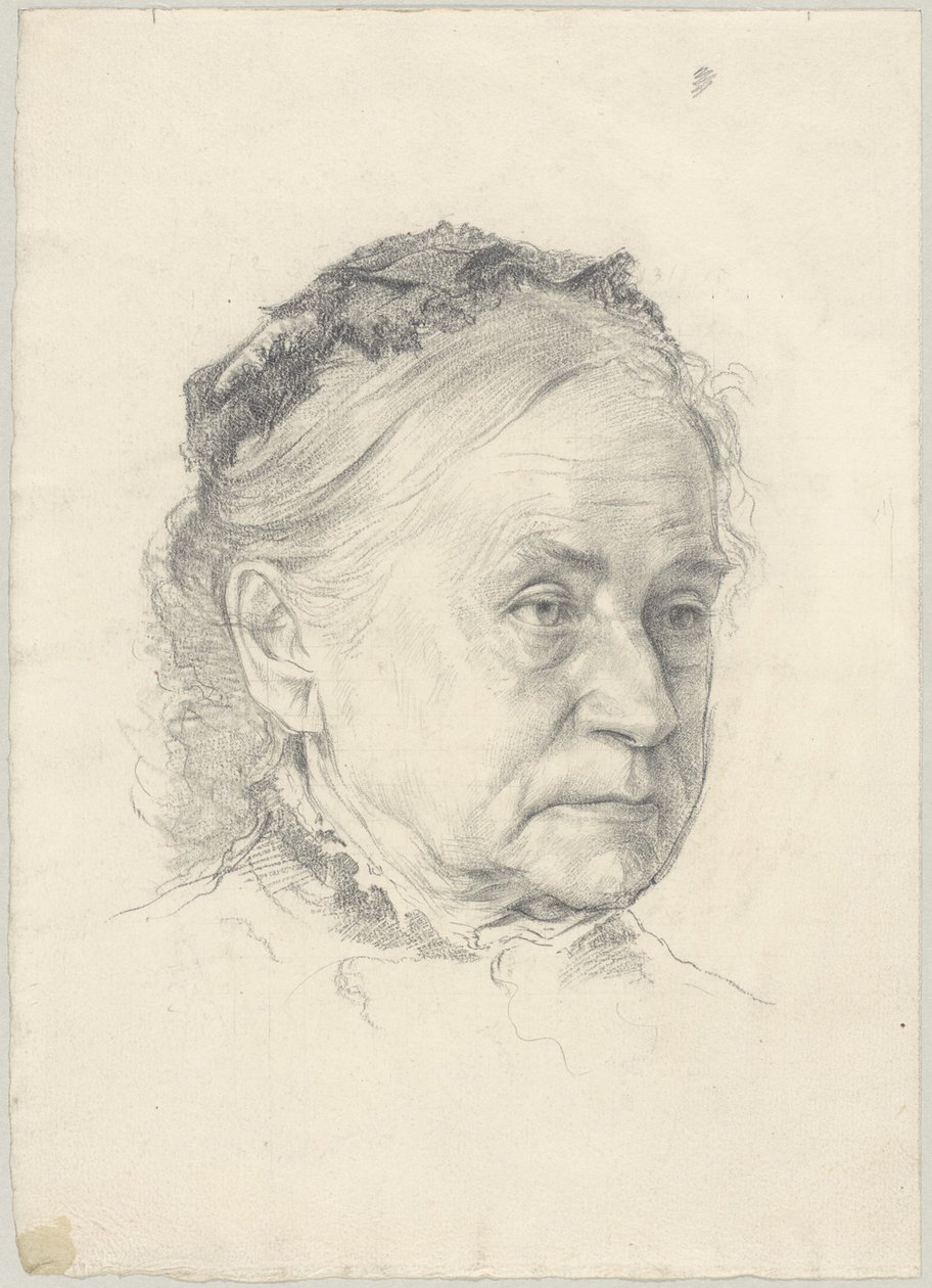 Porträt der Mutter des Künstlers von Peter von Halm