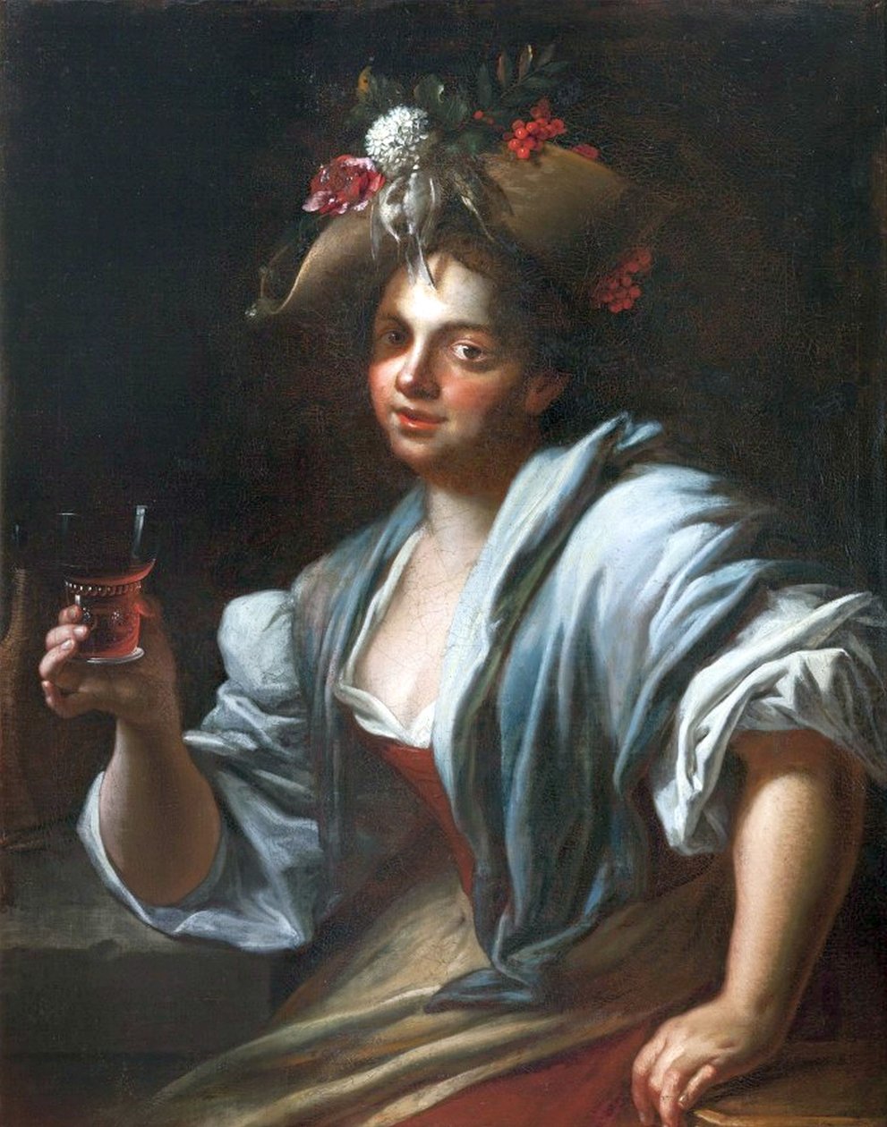 Mädchen mit dem Weinglas von Petr Brandl