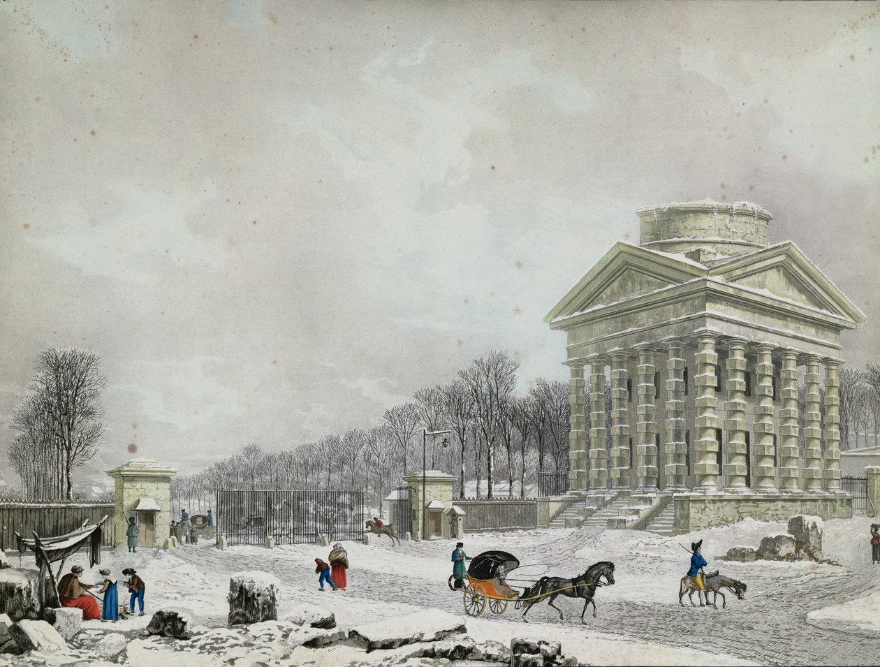 Die Barriere des Champs-Elysees, 1808 von Philibert Louis Debucourt