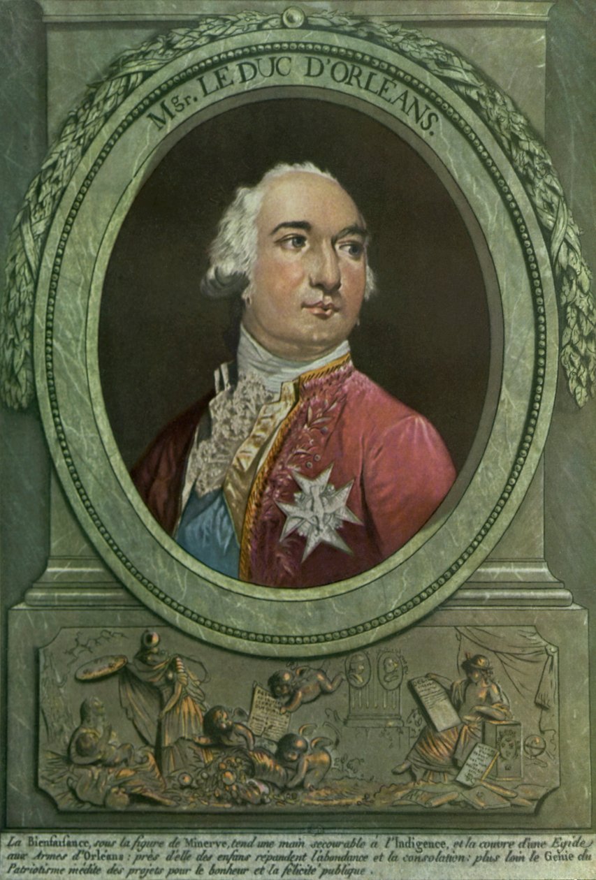 Louis Philippe Herzog von Orléans von Philibert Louis Debucourt