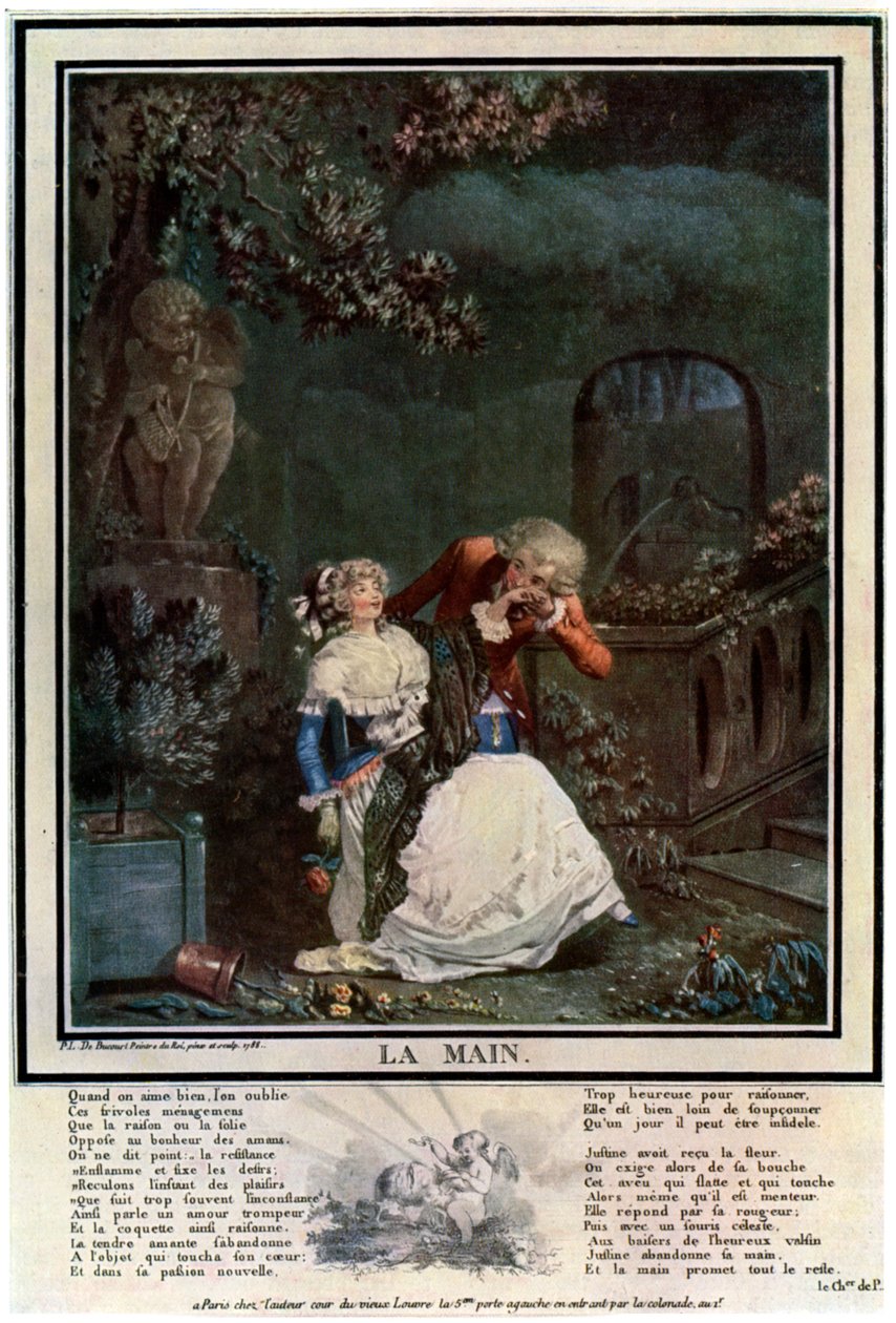 La Main, 1788, 1931 von Philibert Louis Debucourt