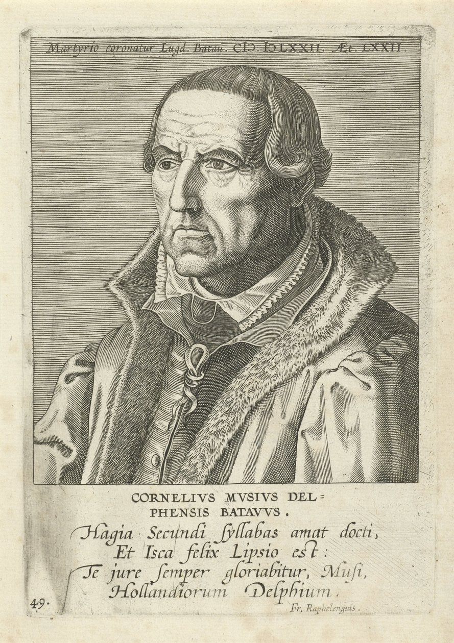 Cornelis Musius von Philip Galle