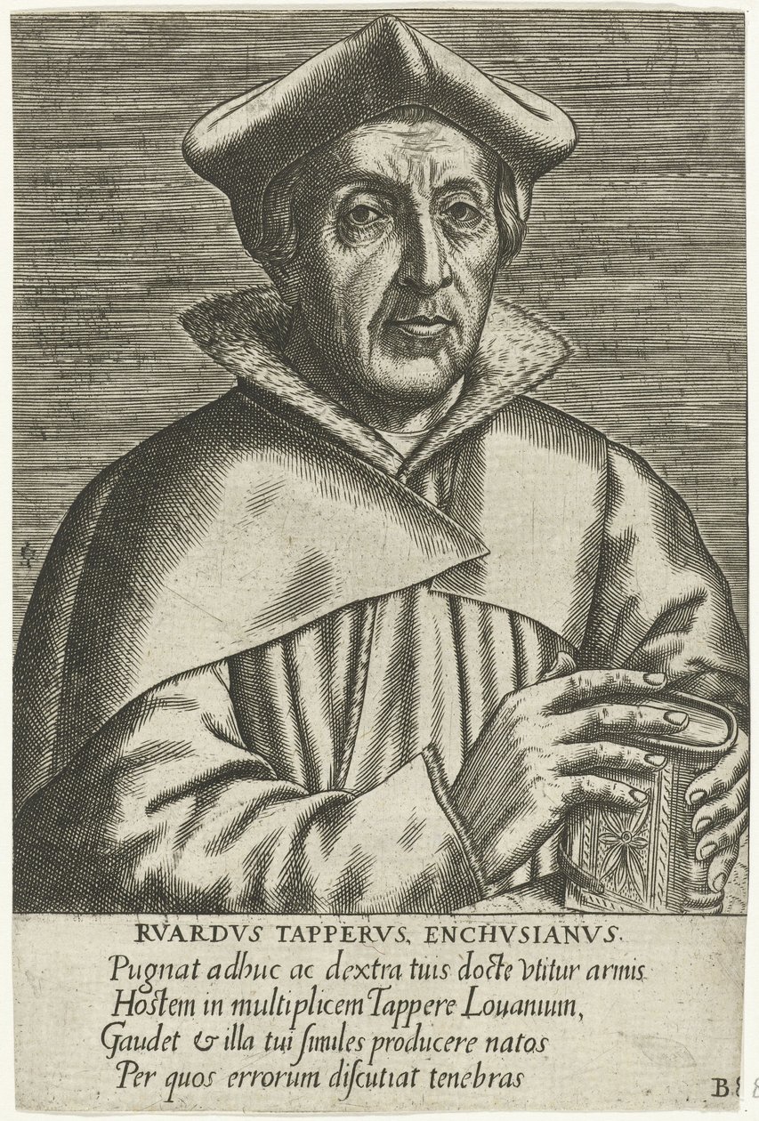 Porträt von Ruard Tapper von Philip Galle