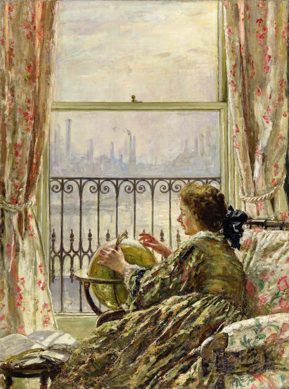 Ein Chelsea-Fenster, 1909 von Philip Wilson Steer