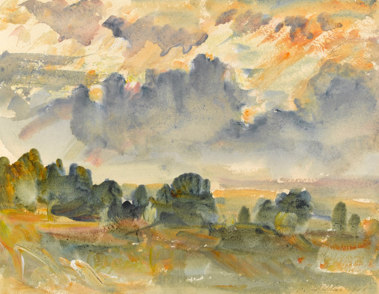 Sonnenuntergang, 1915 von Philip Wilson Steer