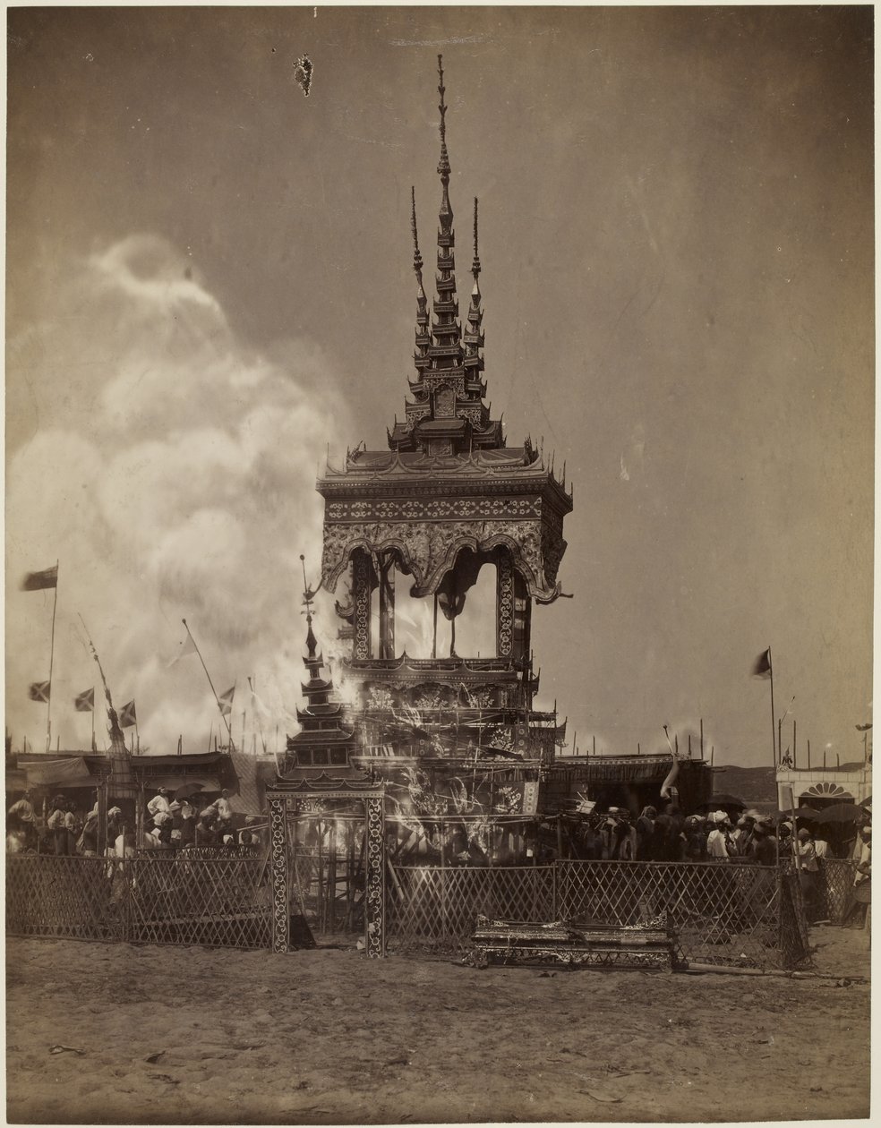 Eine burmesische Einäscherung von Philip Adolphe Klier