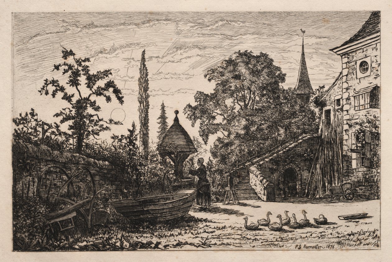 Der Hof von Philip Gilbert Hamerton