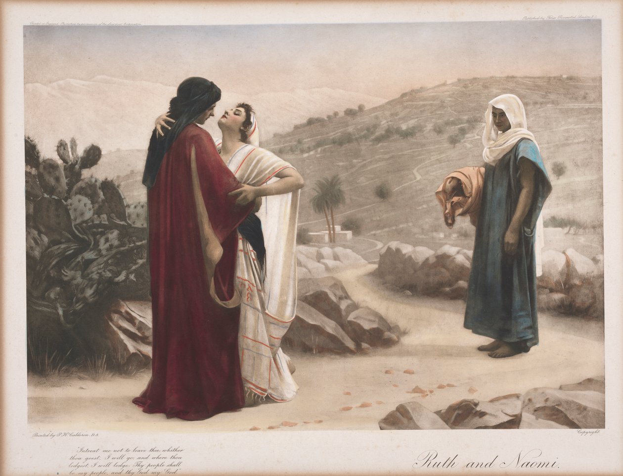 Ruth und Naomi von Philip Hermogenes Calderon