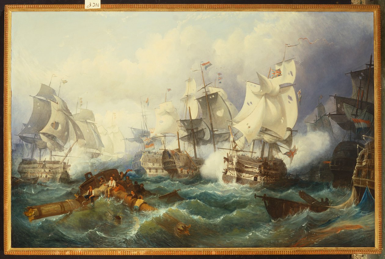 Die Schlacht von Trafalgar von Philip James de Loutherbourg