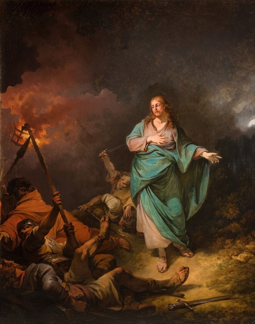 Der Verrat Christi, 1798 von Philip James de Loutherbourg