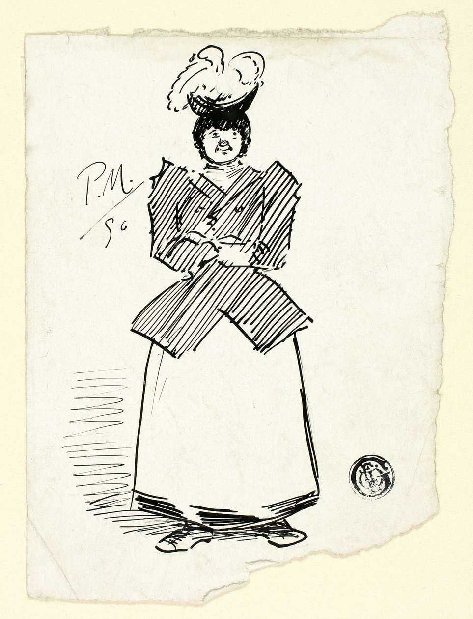 Londoner Frauencharakter von Philip William May