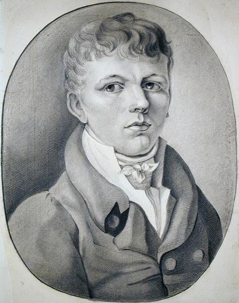 Porträt von Gustav Runge, 1799 von Philipp Otto Runge