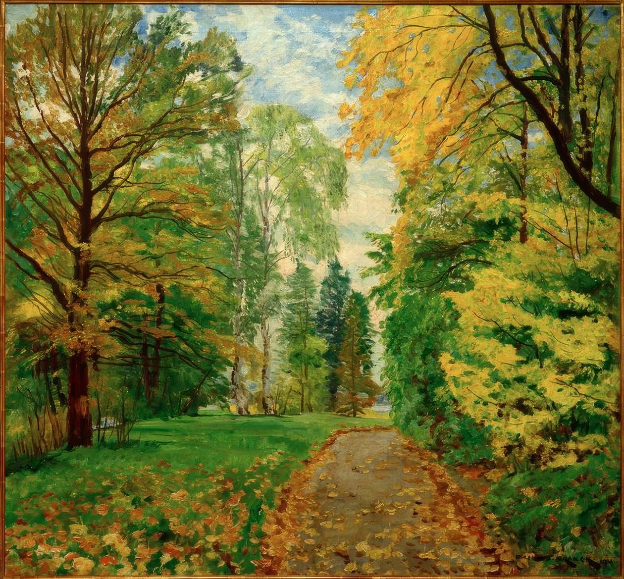 Ein Herbstweg von Philipp Franck