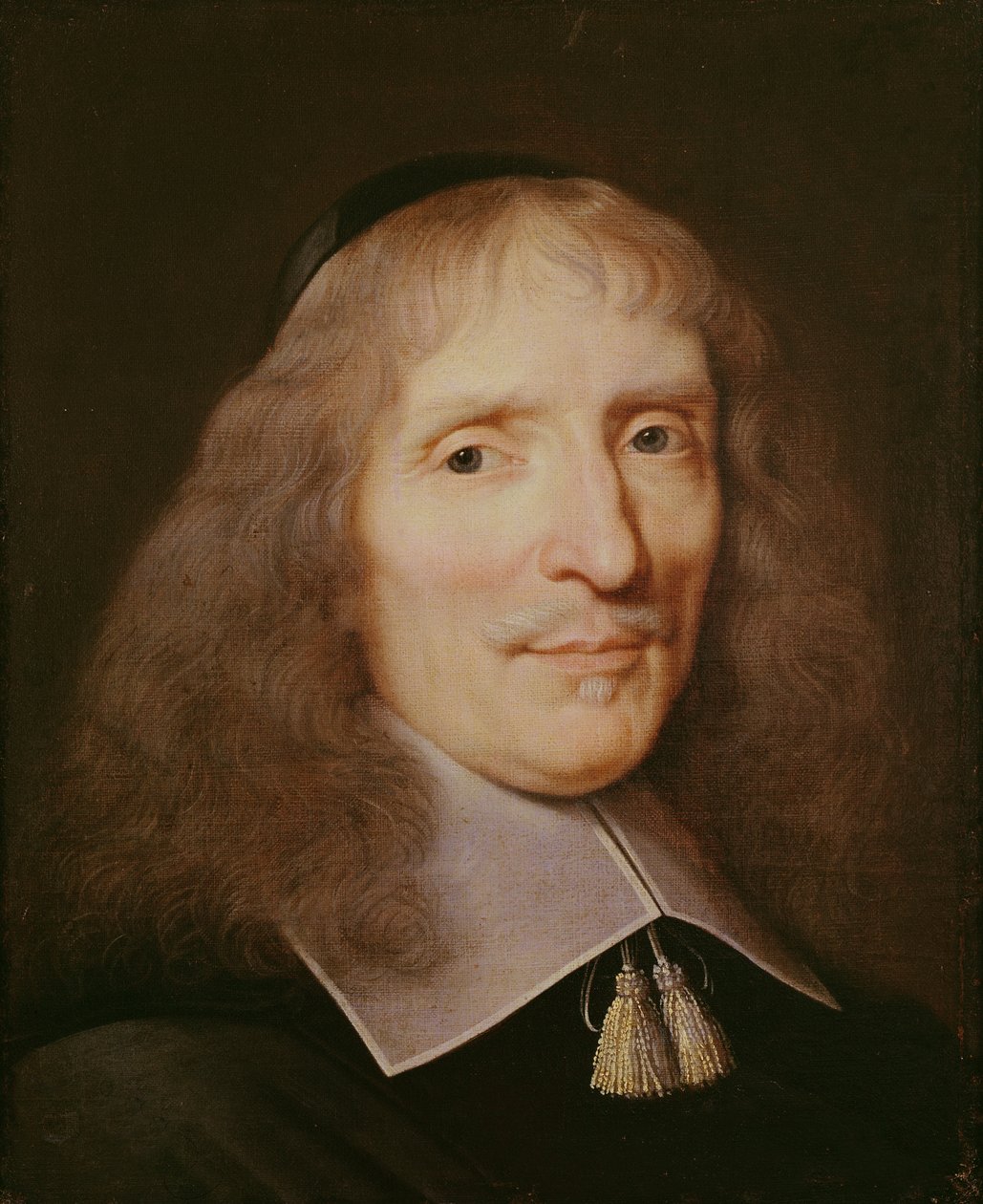 Porträt eines Mannes mit Samtschädelkappe von Philippe de Champaigne