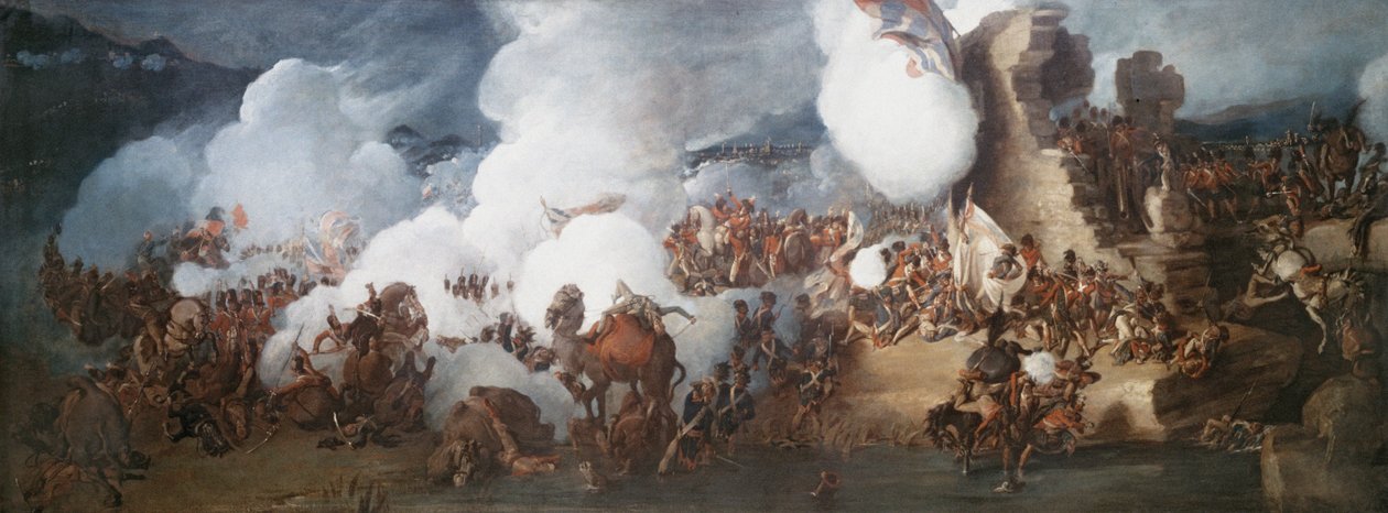 Die Schlacht von Alexandria, 21.-22. März 1801, ca. 1805 von Philippe Jacques de Loutherbourg
