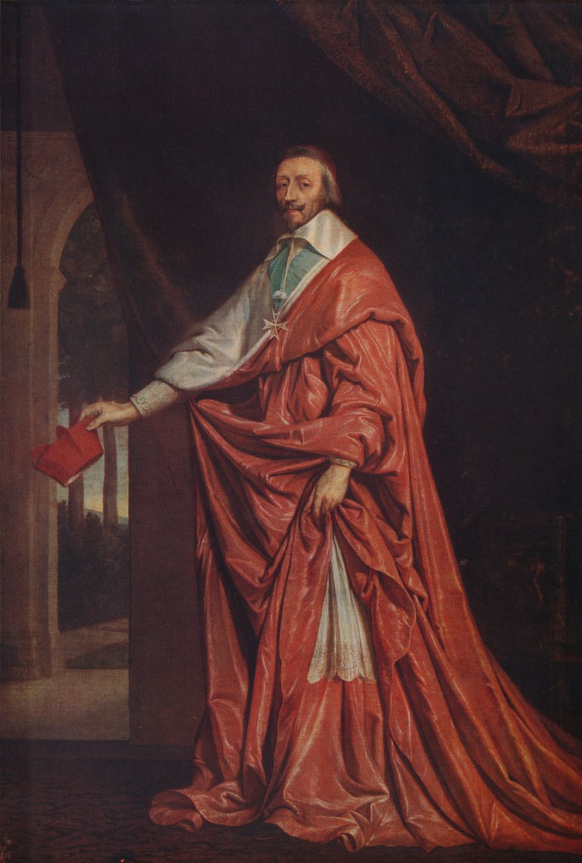 Kardinal Richelieu, 1633-1640, ca. 1915 von Philippe de Champaigne