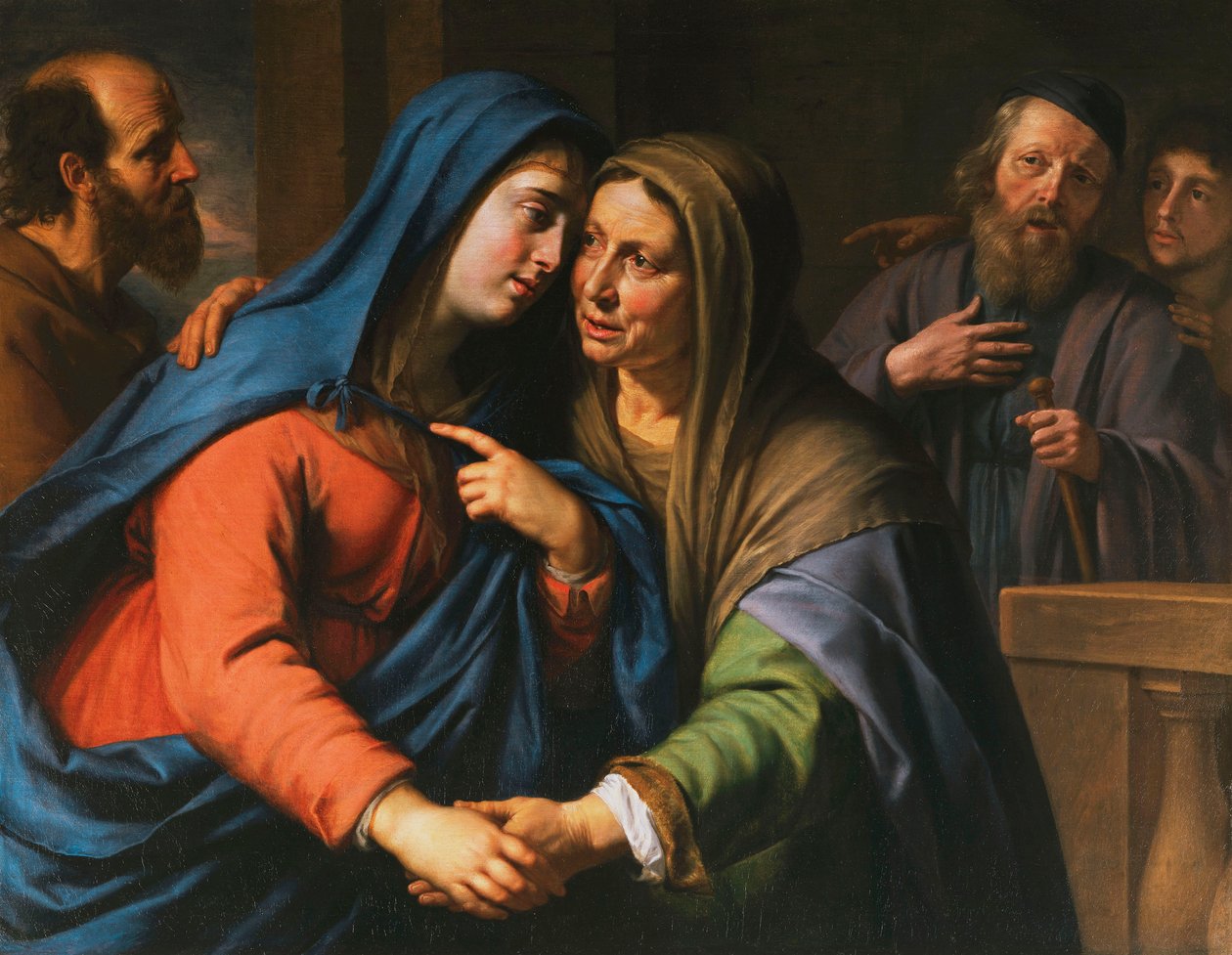 Die Heimsuchung, ca. 1643 von Philippe de Champaigne