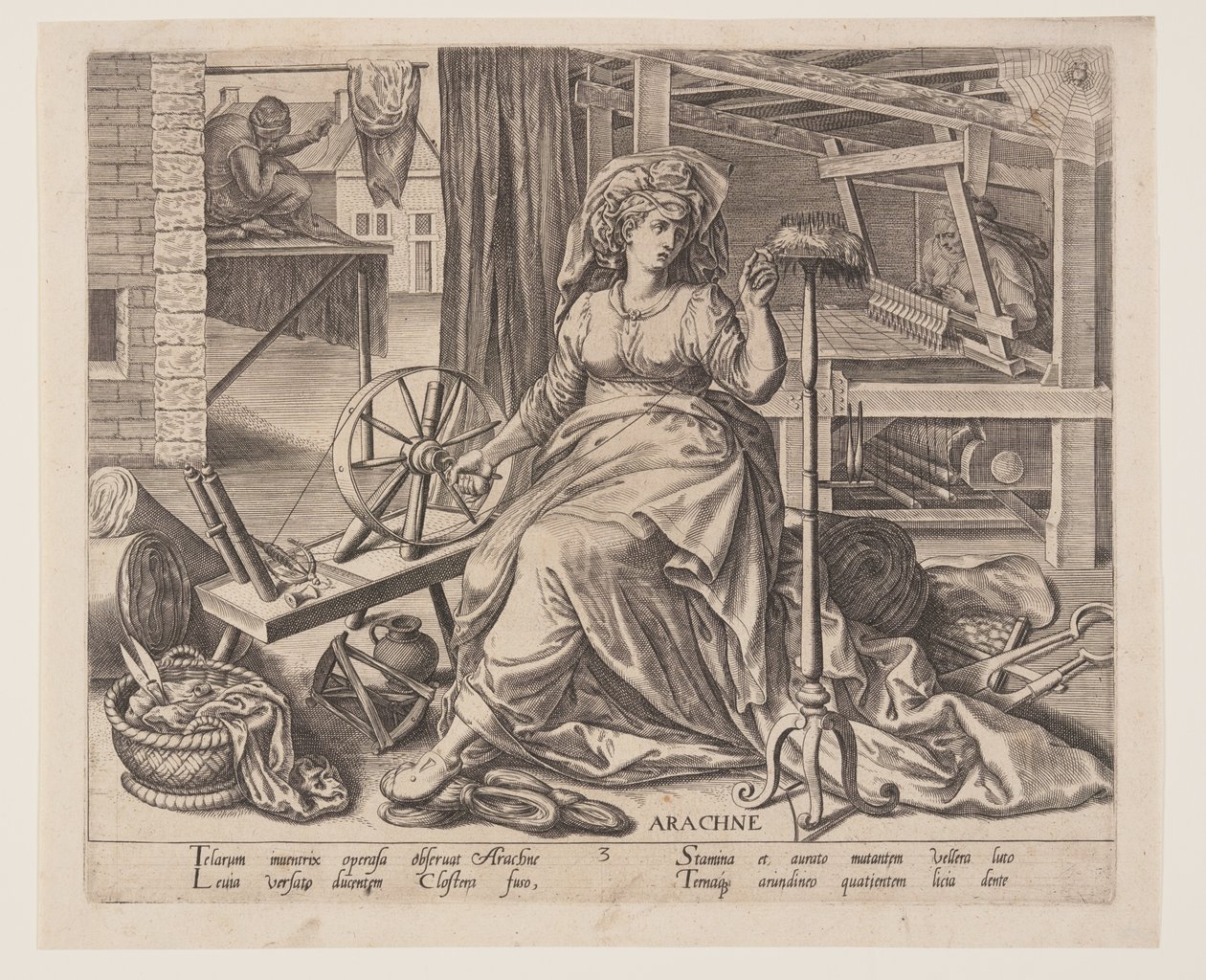 Arachne, aus Die Beschäftigungen von Philips Galle