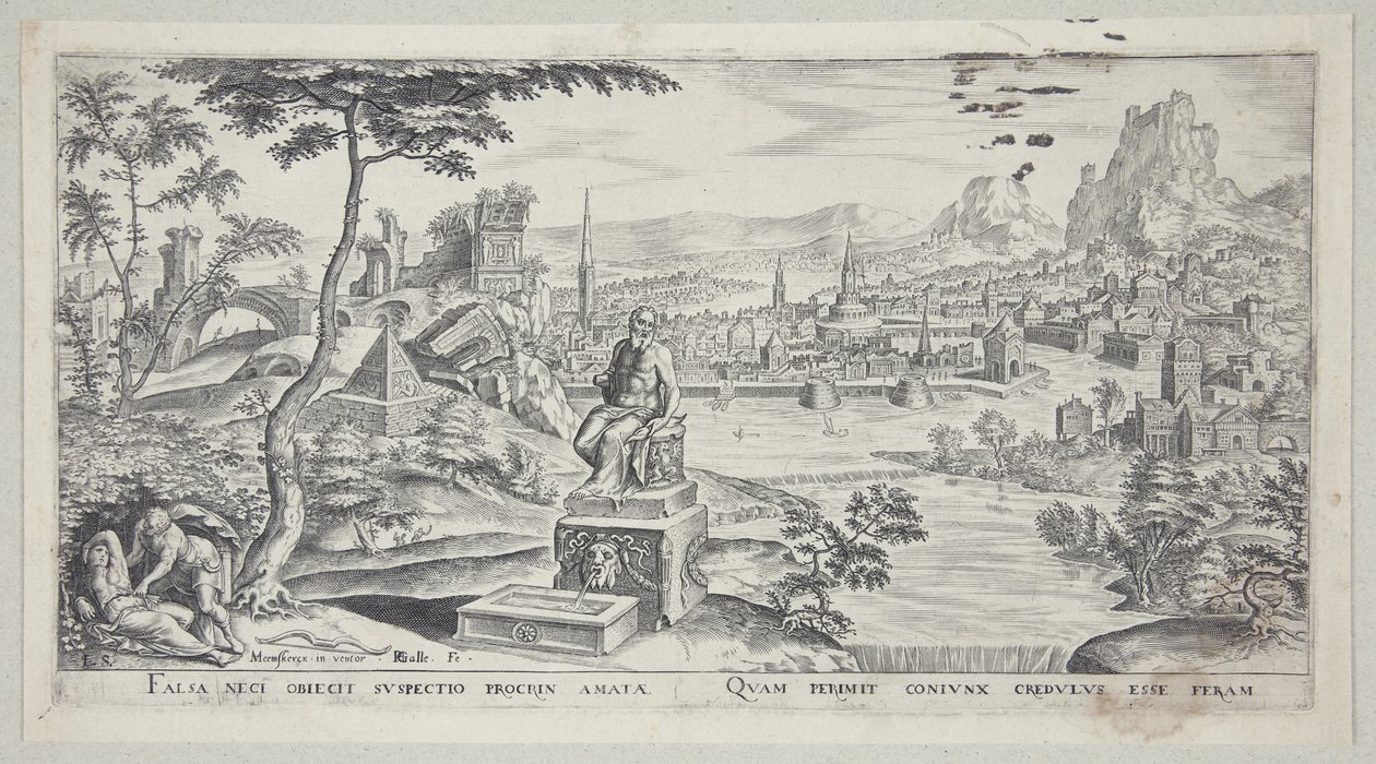 Cephalus und Procris von Philips Galle