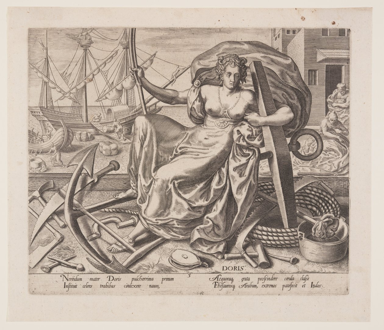 Doris, aus Die Berufe von Philips Galle
