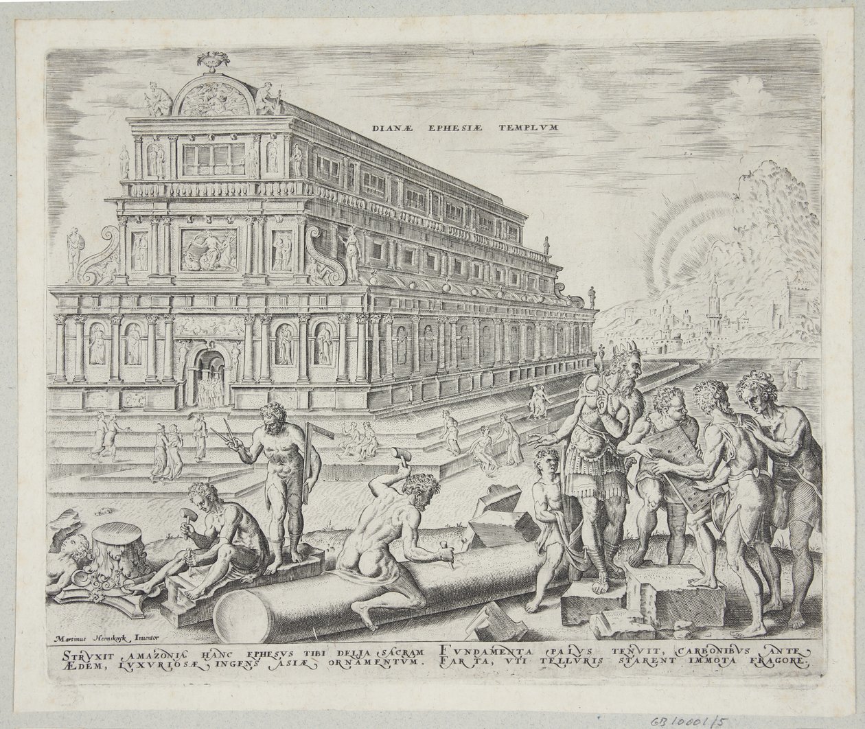Der Tempel der Diana in Ephesus von Philips Galle