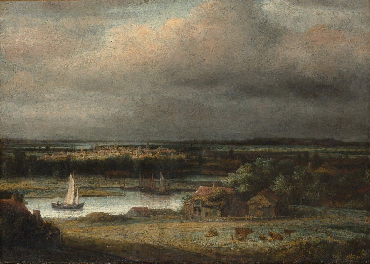 Weite Flusslandschaft von Phillips de Koninck