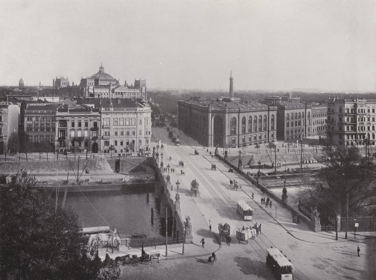 Moltke-Brücke und Generalstabs-Gebäude von Photographer German