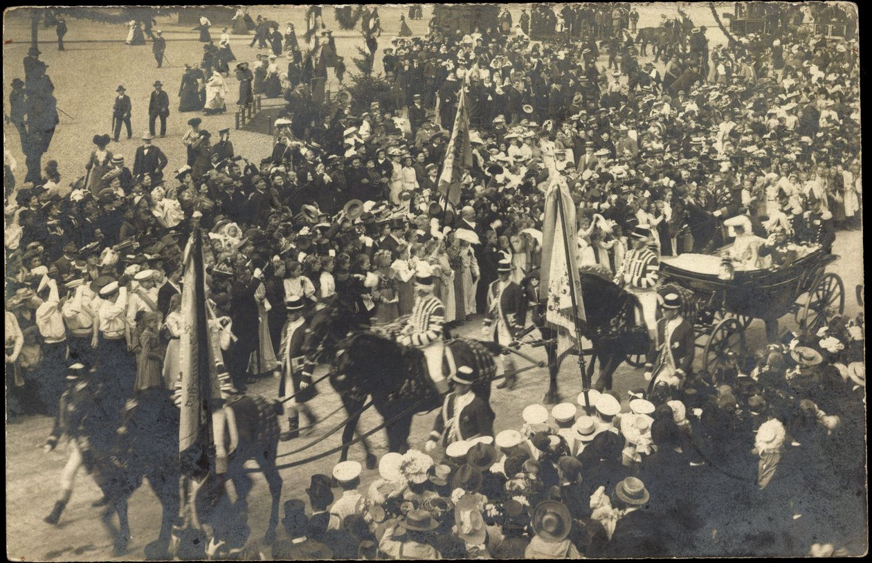 Foto Eisenach, Kutsche, Empfang der Prinzen von Photographer German
