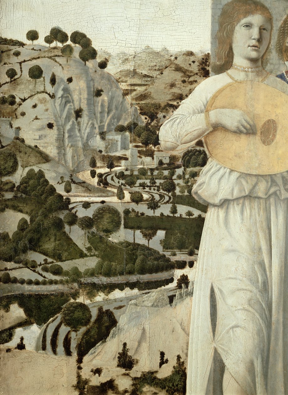 Geburt Christi (Detail) von Piero della Francesca