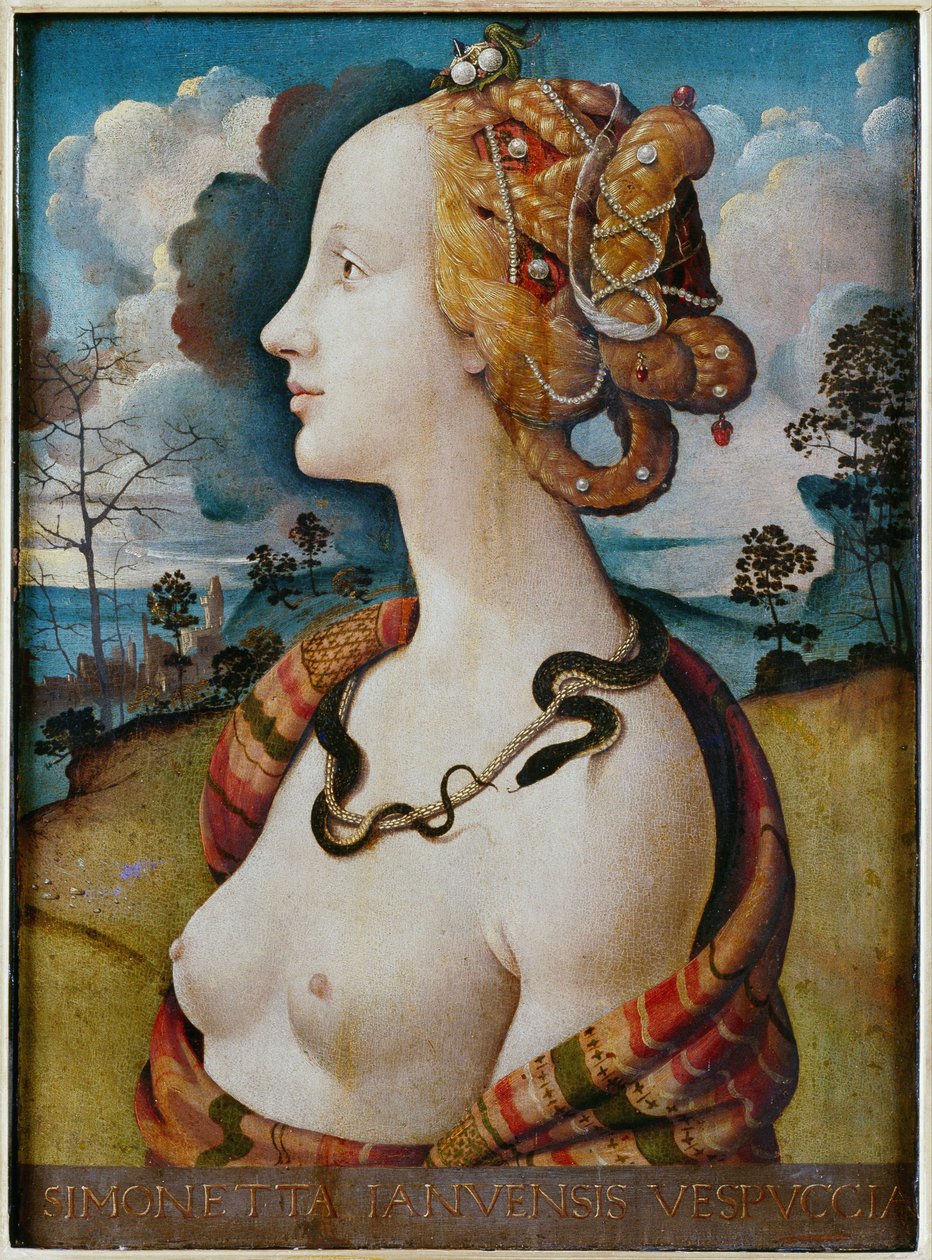 Porträt einer Frau, genannt Simonetta Vespucci von Piero di Cosimo