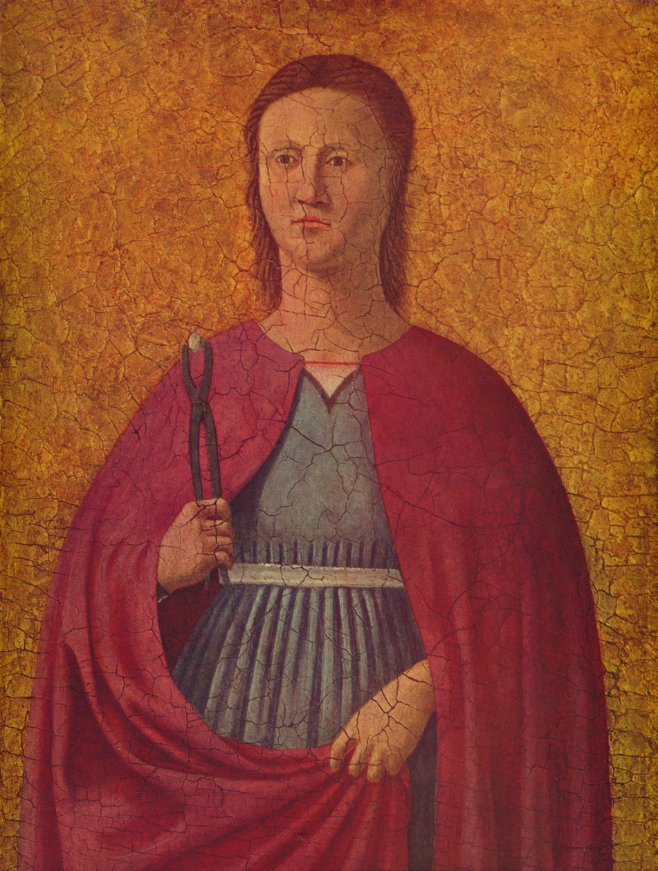 Heilige Apollonia, ca. 1455-1460 von Piero della Francesca