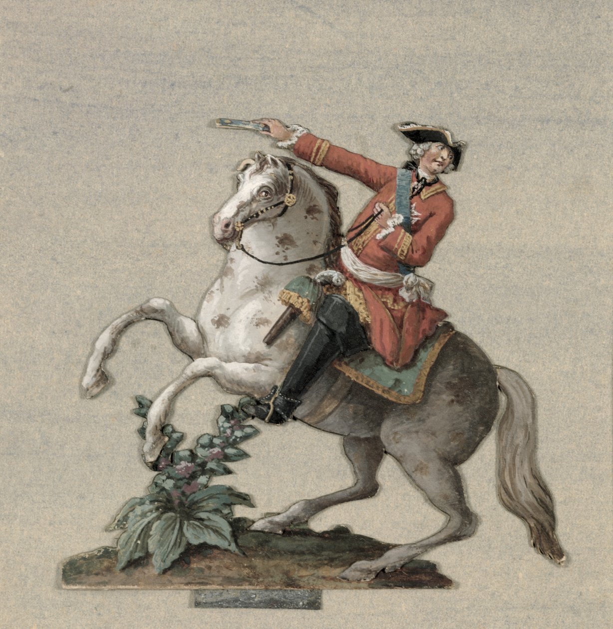 Reiterporträt von Prinz Charles-Just de Beauveau-Craon (1720-93) von Pierre Antoine Lesueur