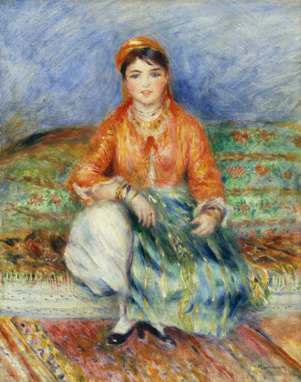 Algerisches Mädchen von Pierre Auguste Renoir