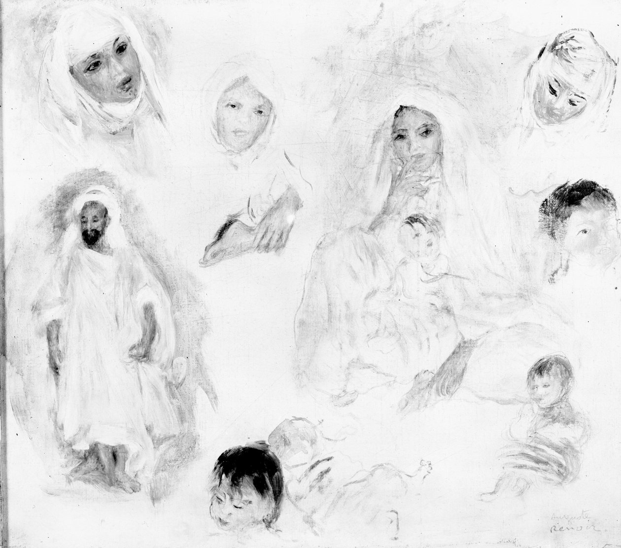 Araber, 1881-82 von Pierre Auguste Renoir